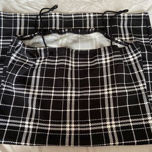 Black & White Plaid Dress